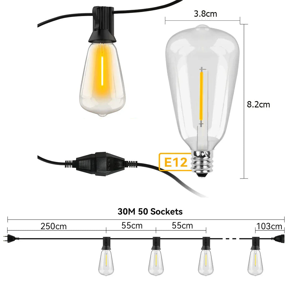 Weerbestendige Led-feeverlichting