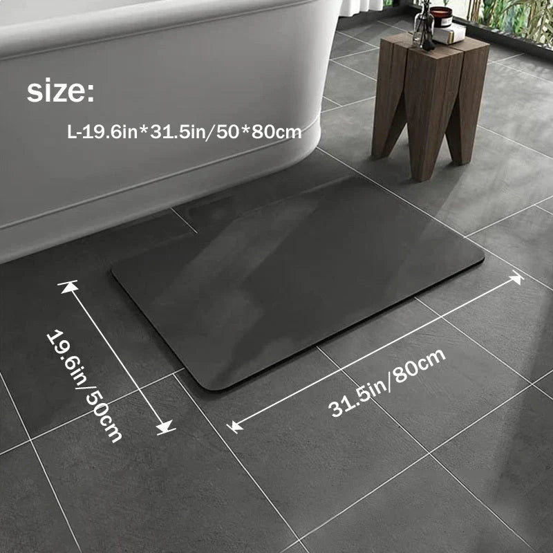 Non-slip Diatomiet Badmat