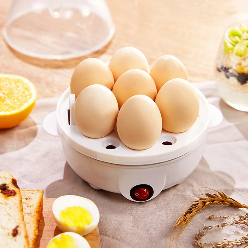 Elektrische Eierkoker & Stoomoven - Compact Multifunctioneel Apparaat voor Perfecte Eieren en Gestoomd Voedsel