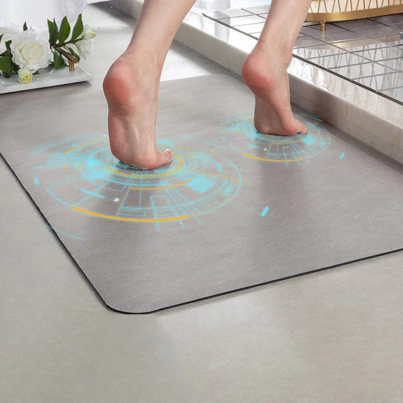 Non-slip Diatomiet Badmat