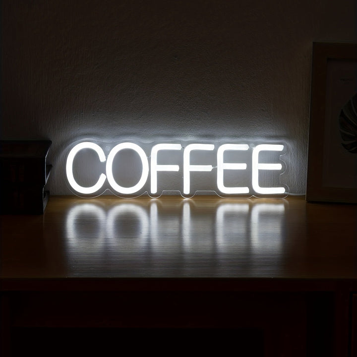 Stijlvol Led Neonlicht Koffie