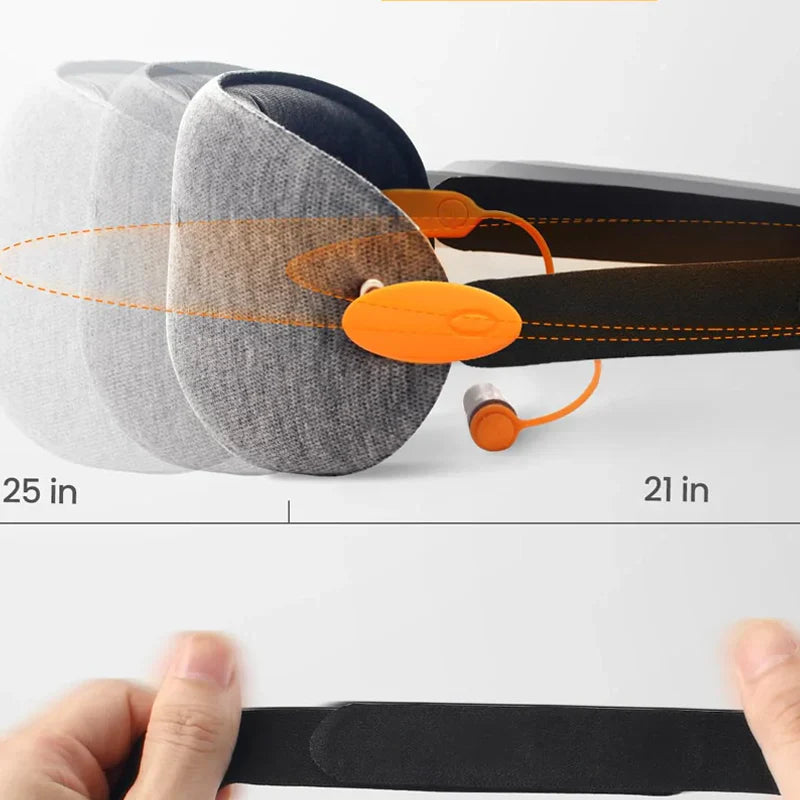 Relaxerend Oogmasker met Geïntegreerde Oordopjes