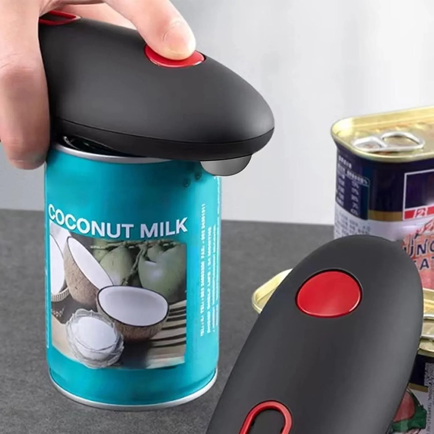 Automatische Blikopener met Ergonomische Handgreep en Éénknopsbediening