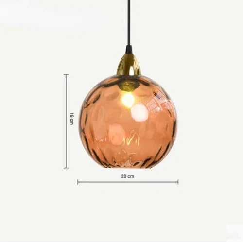 Sferische Glazen Hanglamp