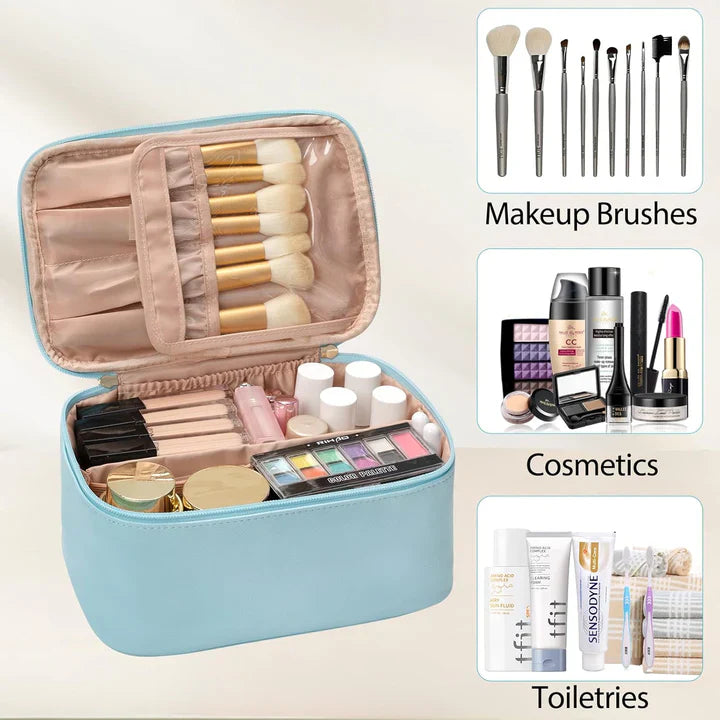 Praktische Make-up Organizer voor op Reis | met Compartimenten en Verdelers