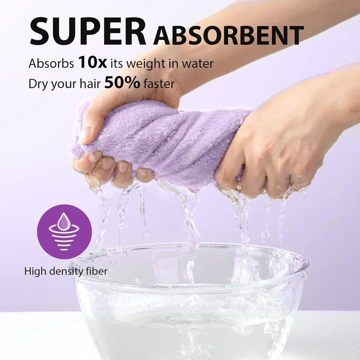 Microvezel Haarhanddoekset | 3-pack voor Snel Drogen