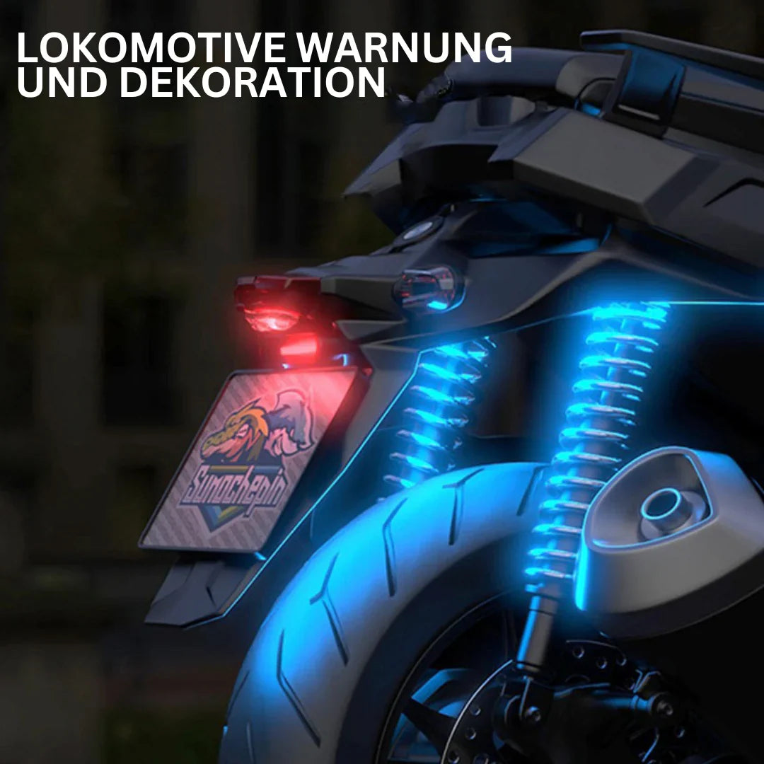Draadloos Led Motorachterlicht - Oplaadbare Afstandsbediening voor Rem- en Waarschuwingslicht