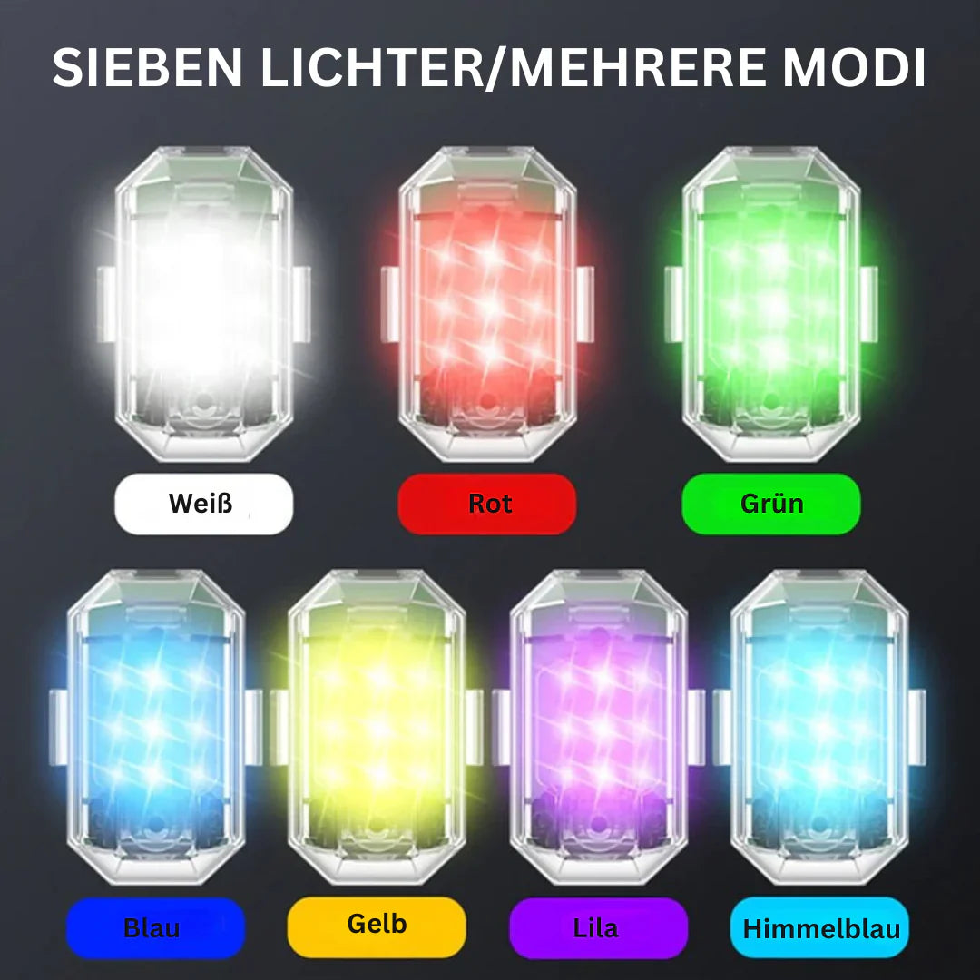 Draadloos Led Motorachterlicht - Oplaadbare Afstandsbediening voor Rem- en Waarschuwingslicht