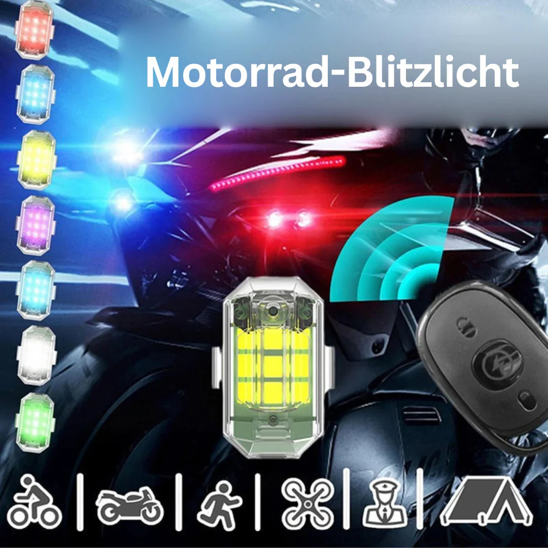 Draadloos Led Motorachterlicht - Oplaadbare Afstandsbediening voor Rem- en Waarschuwingslicht