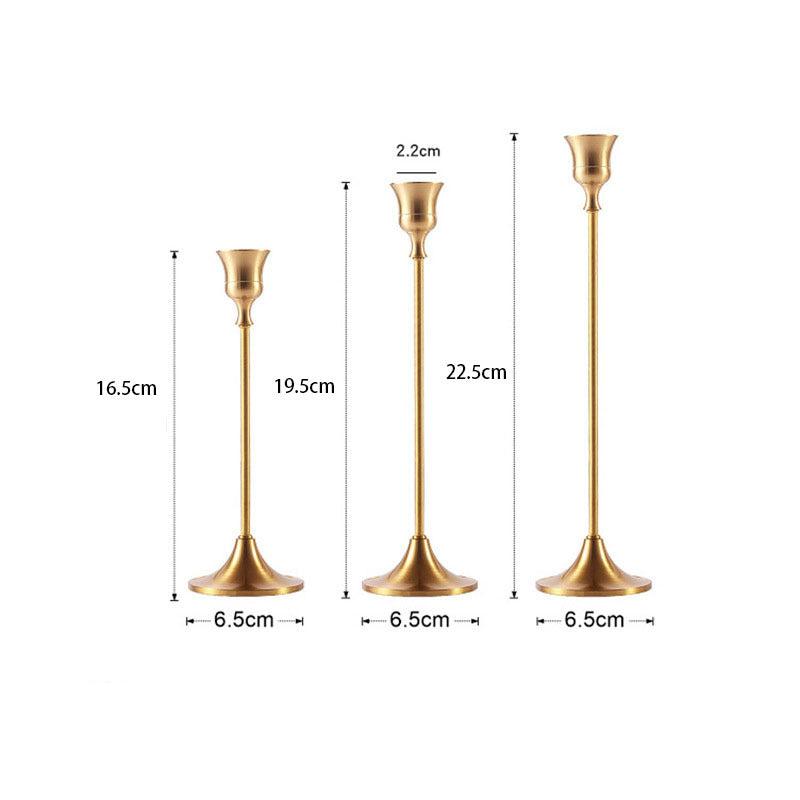 Premium Gouden Kaarslichthouder