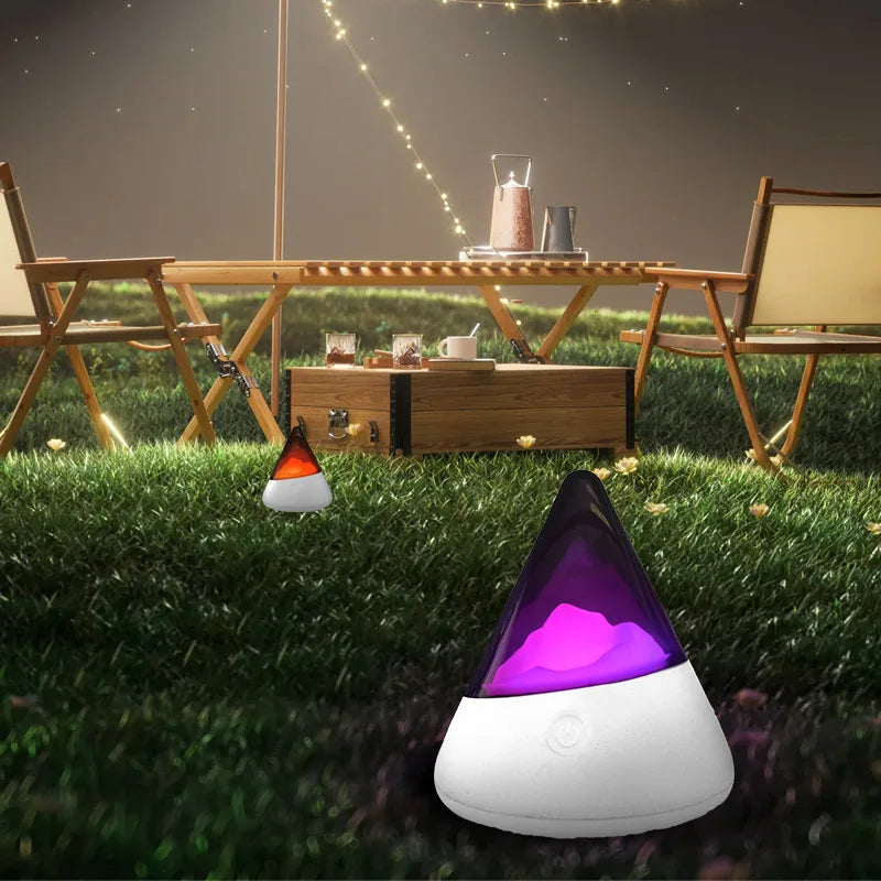 Draadloos Led Ijsberg Nachtlampje - Modern Ontwerp voor Ontspannen Verlichting