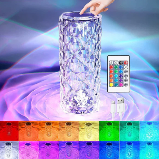 Led Lamp in Kristalontwerp