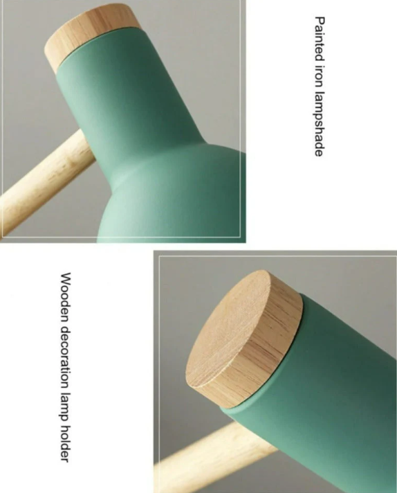 Scandinavische Houten Tafellamp