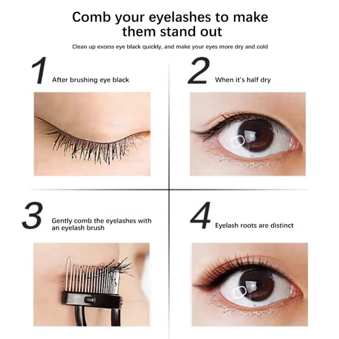 Precisie Wimperkam & Separator voor Vlekkeloze Wimpers