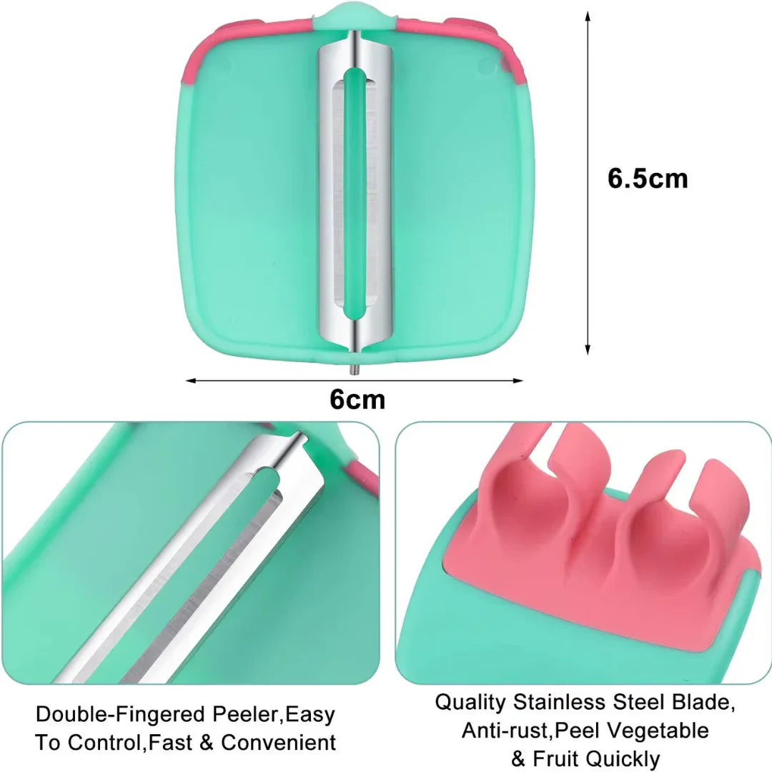4-delige Vinger Groenteschiller Set