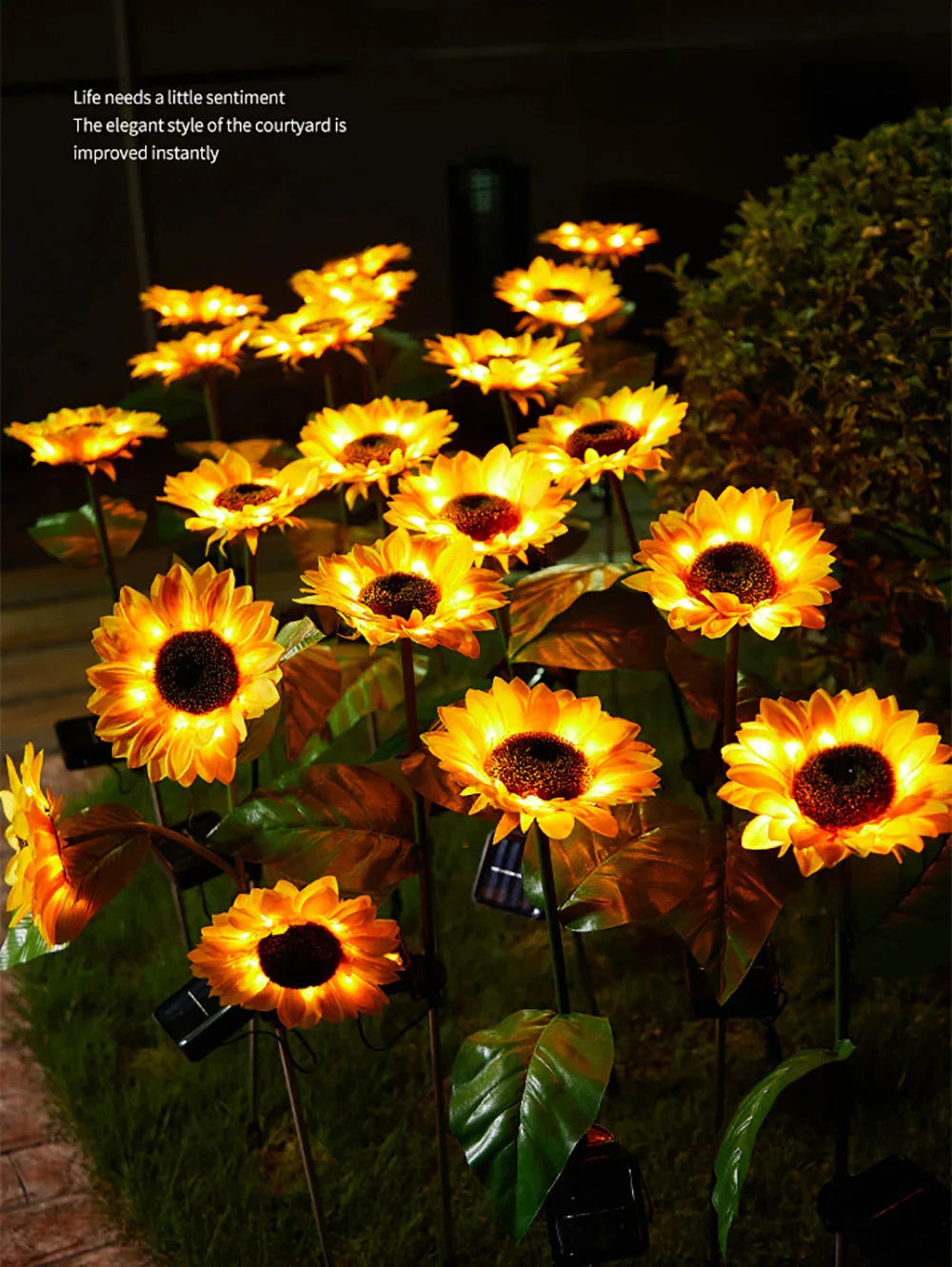 Waterbestendige Zonnebloemlamp voor Tuin & Terras