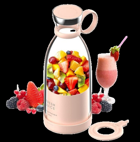 Compacte Draagbare Smoothieblender met Fruitreservoir en Drinkdop