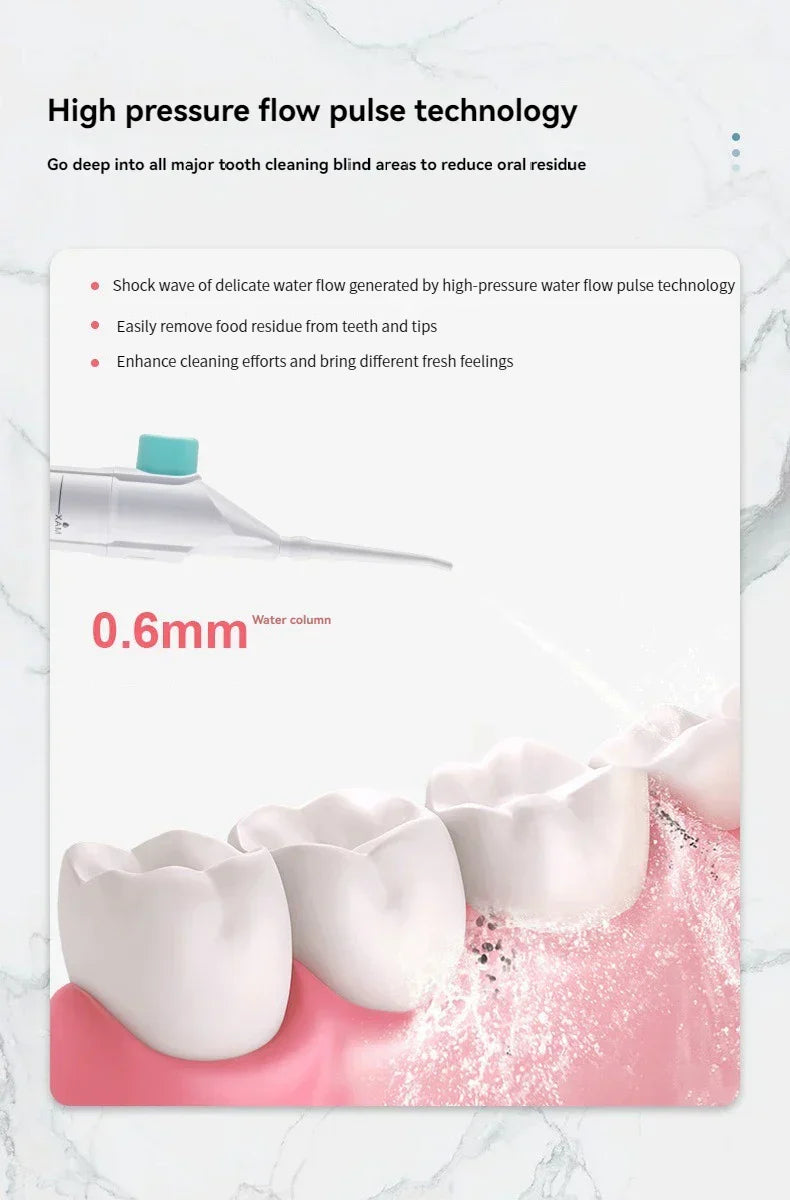 Draagbare Hogedruk Waterflosser - Professionele Tandenreiniger met Mondspoeler