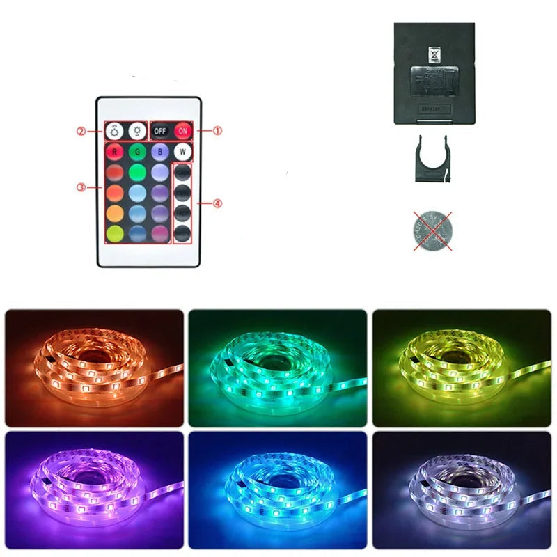 Rgb Led Strip met Usb-aansluiting - Kleurveranderend Licht voor Sfeer- en Tv-achtergrondverlichting