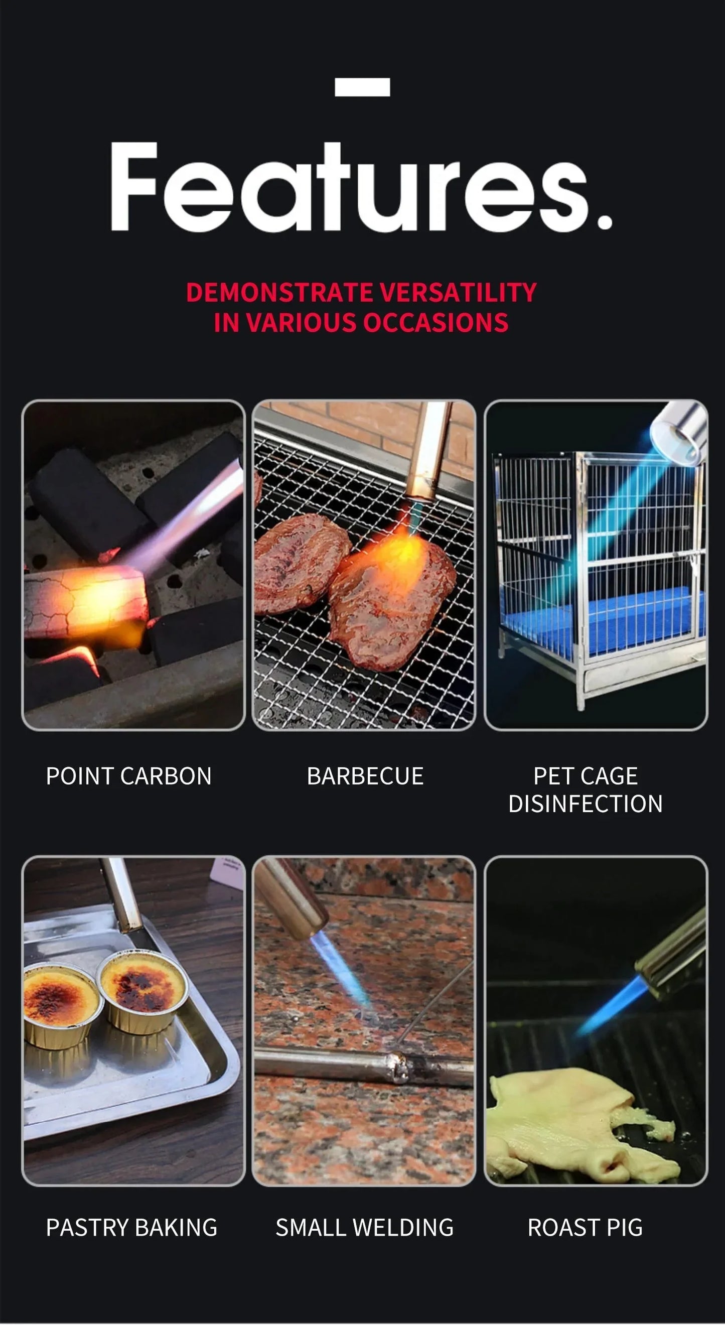 Draagbare Butaangasbrander - Perfect voor Bbq , Camping & Keuken