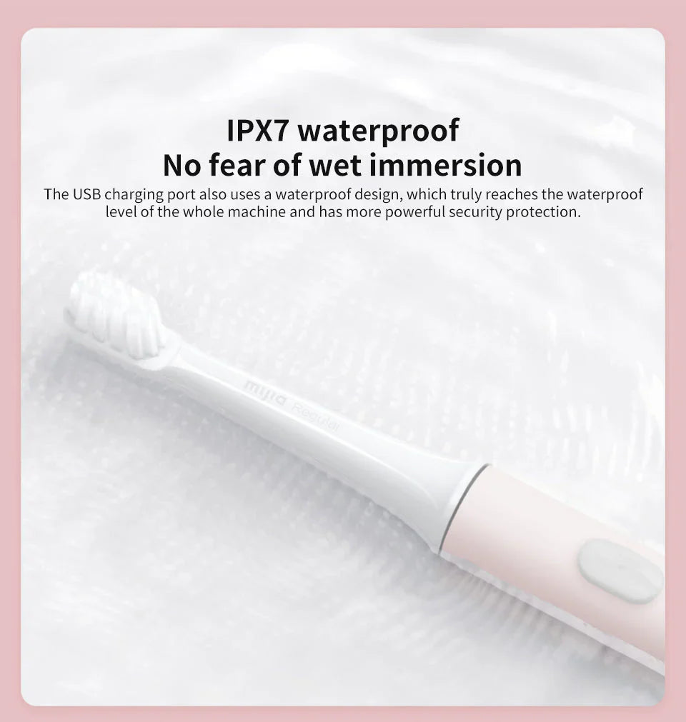 Elektrische Sonische Tandenborstel - Waterproof en Oplaadbaar Via Usb