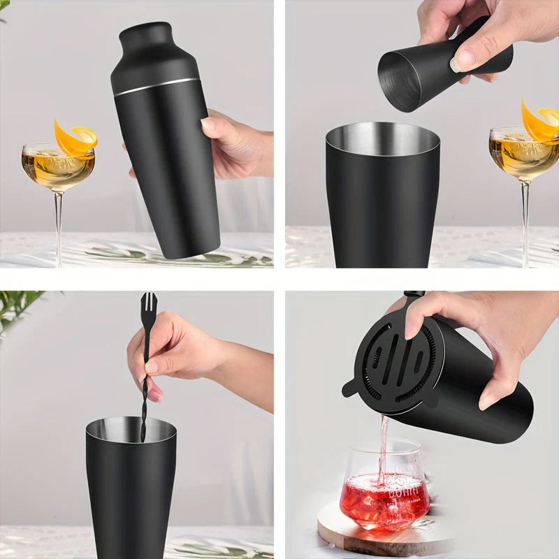 Professionele Cocktailset - Roestvrijstalen Bartender Set voor Perfecte Drankjes