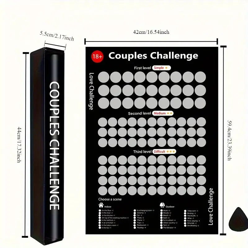 Love Challenge Krasloten voor Koppels