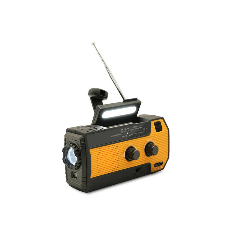 Draagbare Noodradio met Zonne-energie - 5 Stroombronnen voor Maximale Betrouwbaarheid