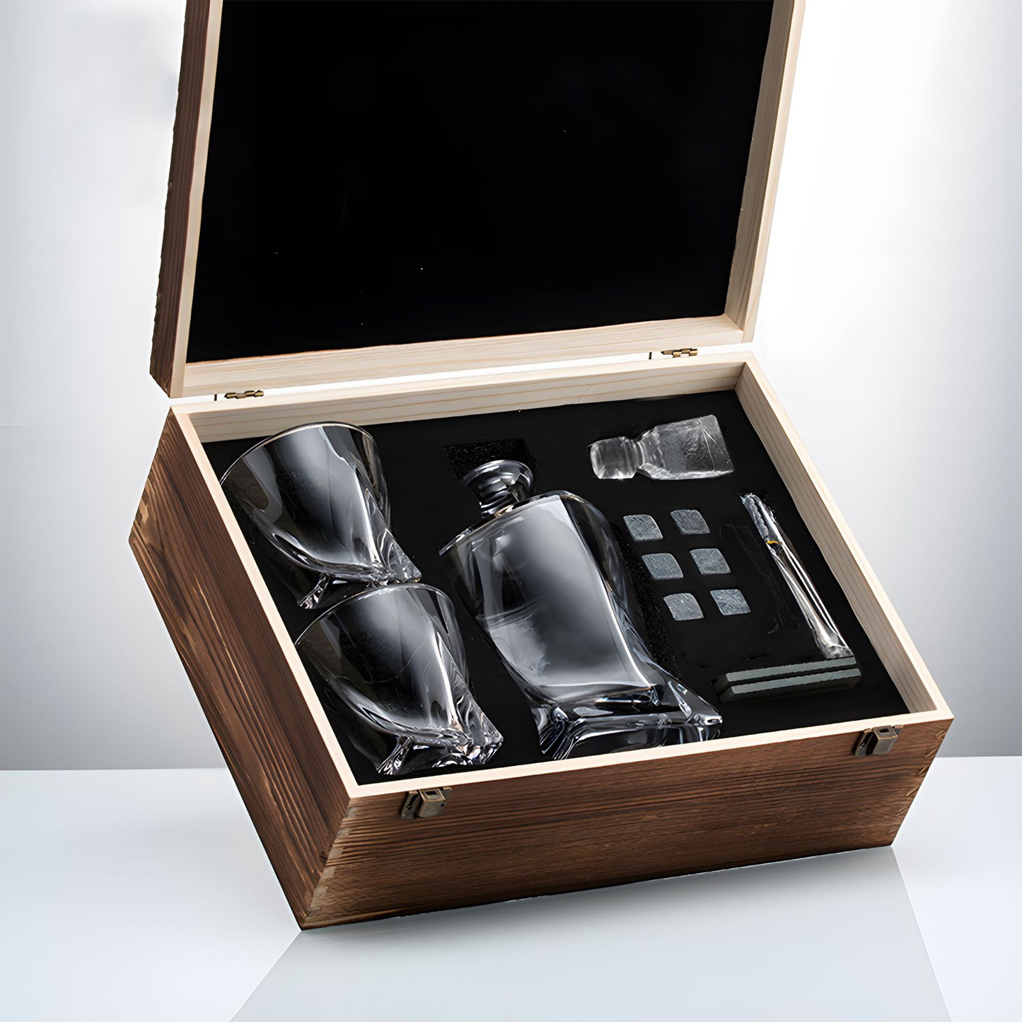 Exclusieve Kristallen Whiskeyset met Karaf en Bekers