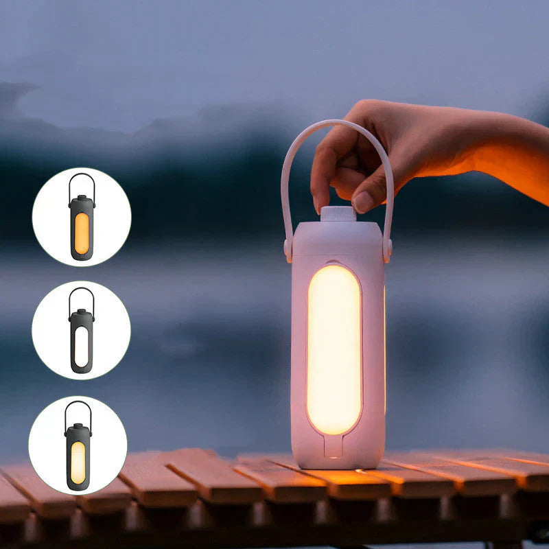 Draagbare Campinglamp met Flexibele Armen - voor Tenten en Buitengebruik