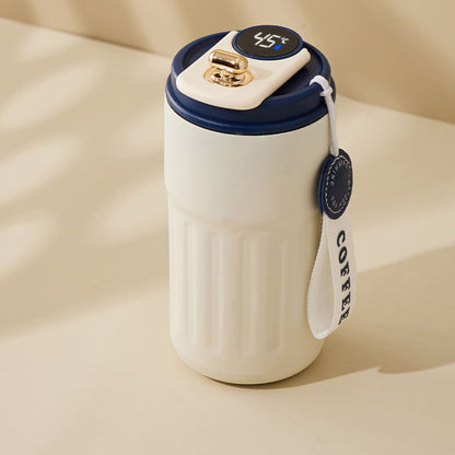 Roestvrijstalen Koffiemok met Led Temperatuurweergave 450 Ml