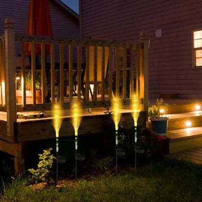 Decoratieve Rotan Tuinverlichting - Solarlamp in Grasdesign voor Buiten