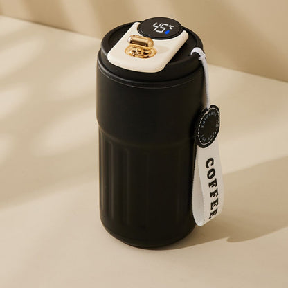 Roestvrijstalen Koffiemok met Led Temperatuurweergave 450 Ml