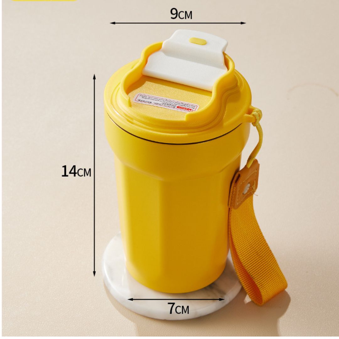 Roestvrijstalen Koffiemok met Led Temperatuurweergave 450 Ml