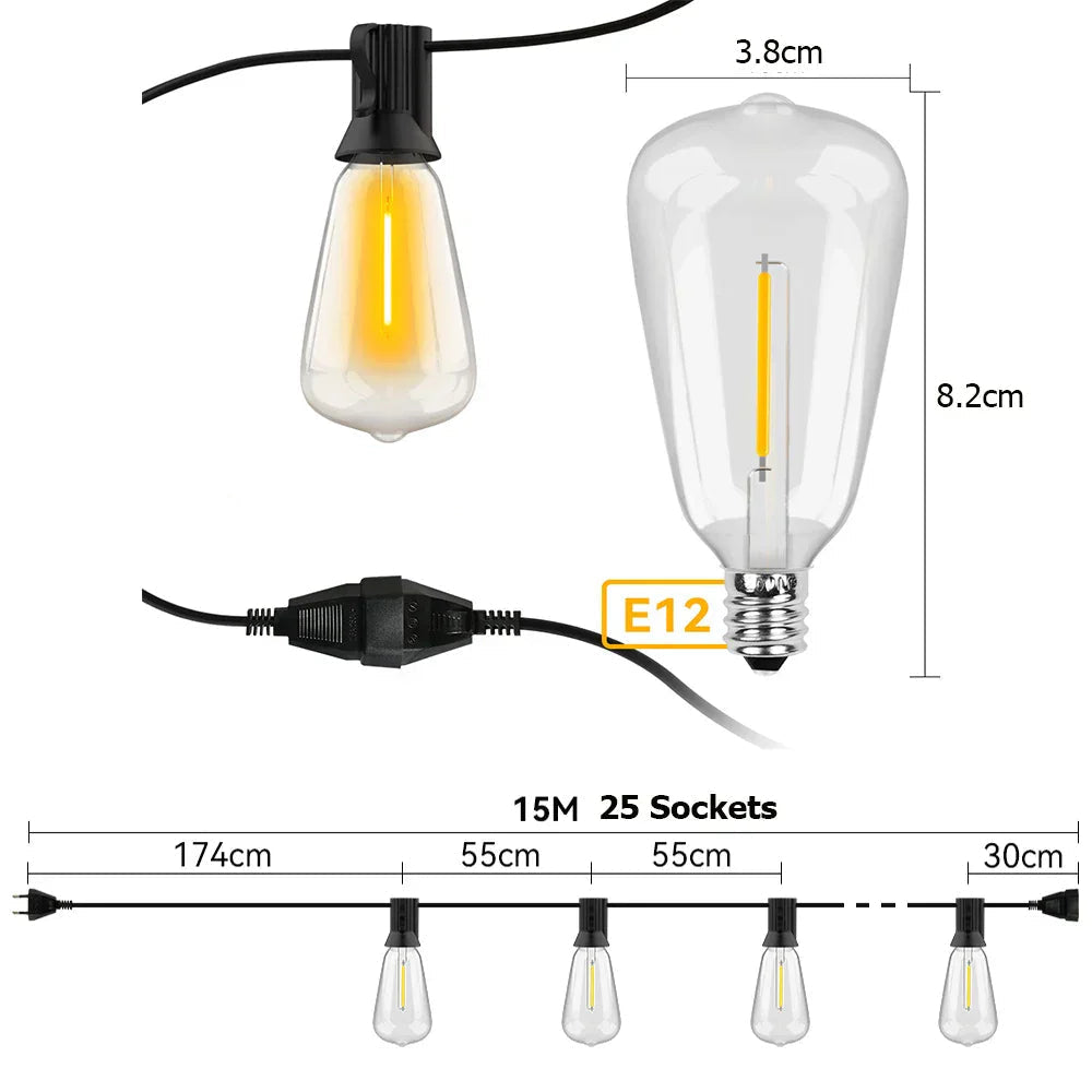 Weerbestendige Led-feeverlichting