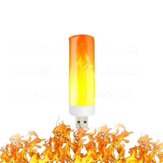 Vlameffectlamp - 9w Led-lamp met Realistische Vlammengloed