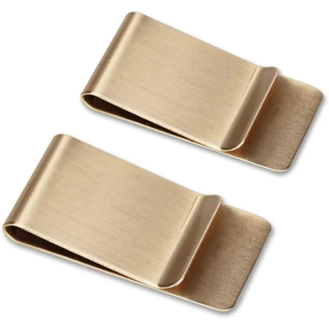 Elegante Roestvrijstalen Kaarthouder & Geldclip - Set van 2