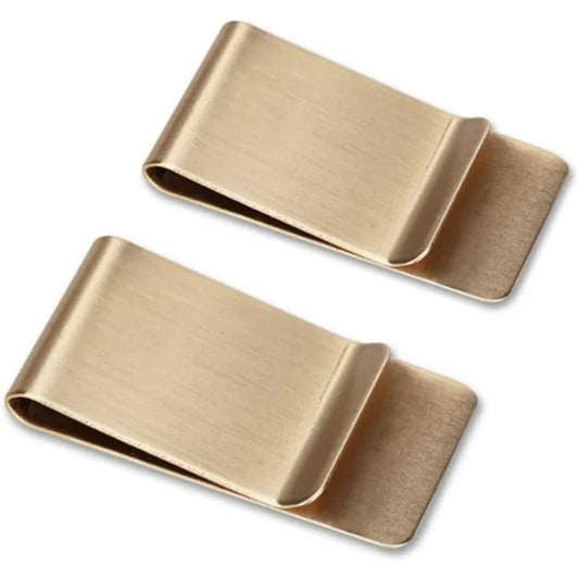 Elegante Roestvrijstalen Kaarthouder & Geldclip - Set van 2
