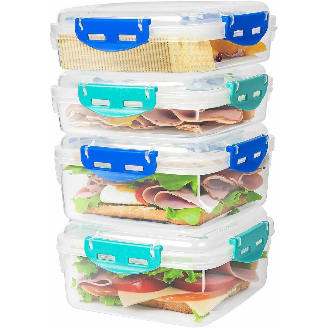 Lekvrije Lunchtrommels ( Set van 4 )