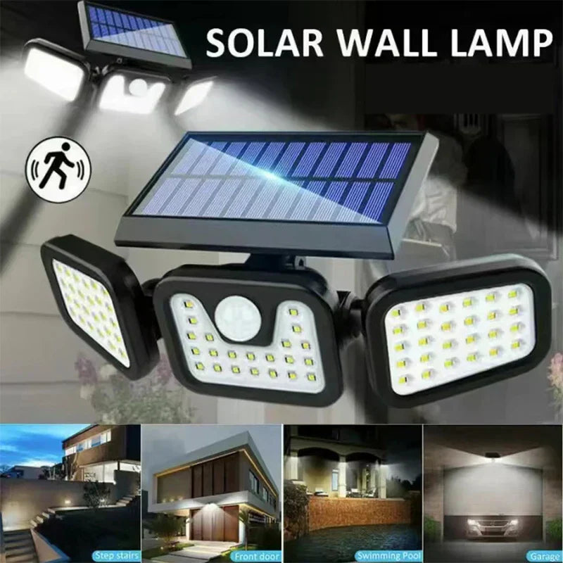 Buitenwandlamp op Zonne-energie