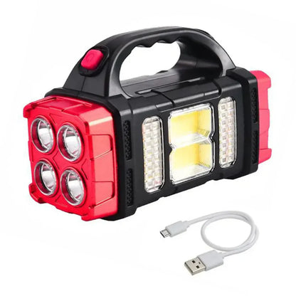 3-in-1 Zaklamp voor Noodgevallen met Usb-oplader en Handvat