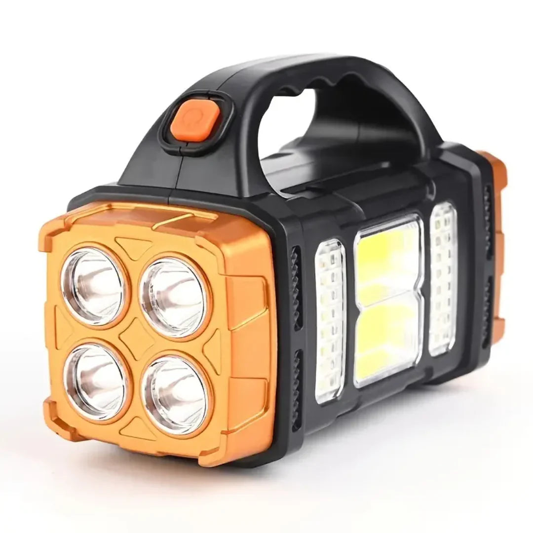 3-in-1 Zaklamp voor Noodgevallen met Usb-oplader en Handvat