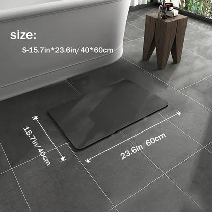 Non-slip Diatomiet Badmat