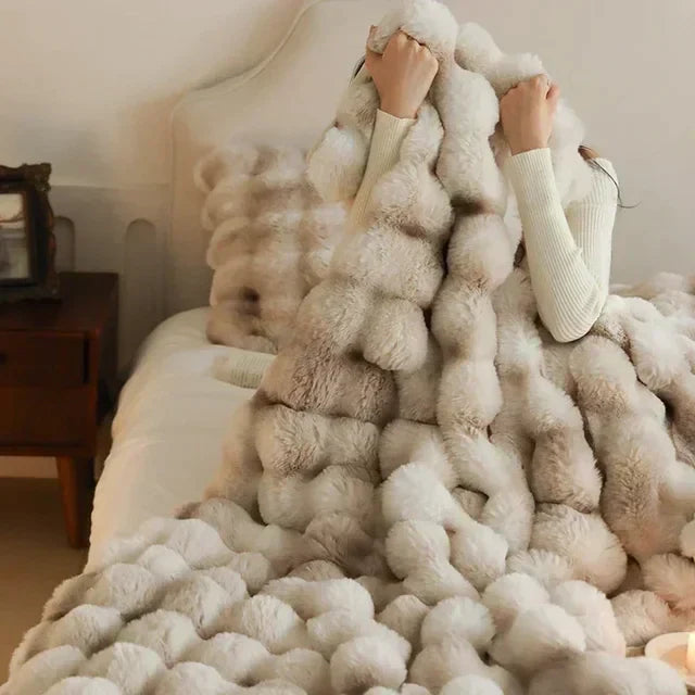 Heel Knuffelige Deken van Imitatiebont