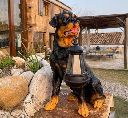 Solar Led Hondenfiguur voor in de Tuin