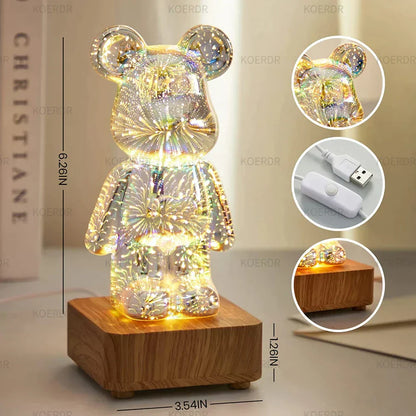 3d Vuurwerk Effect Led Lamp