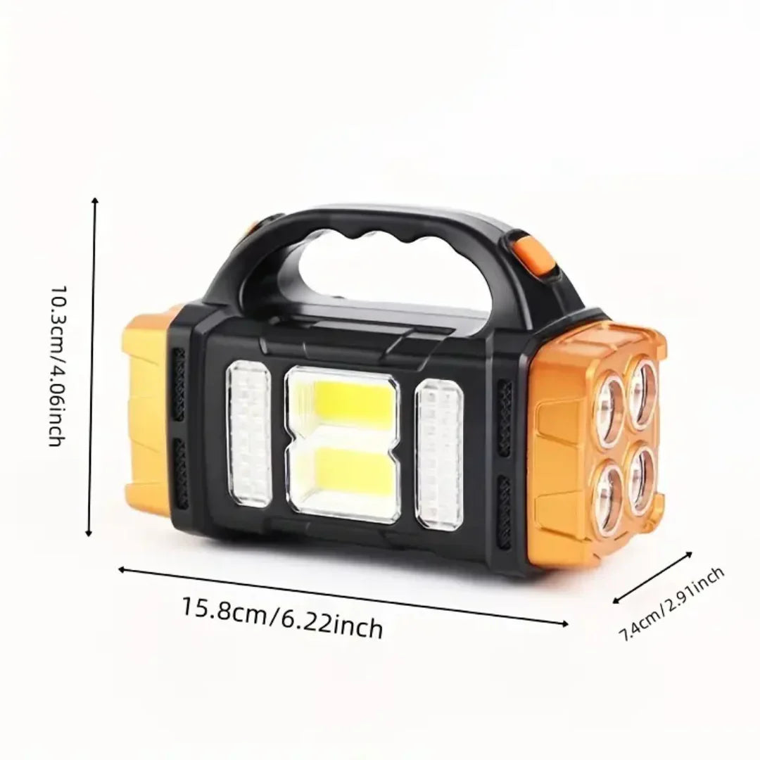 3-in-1 Zaklamp voor Noodgevallen met Usb-oplader en Handvat