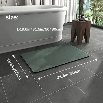 Non-slip Diatomiet Badmat