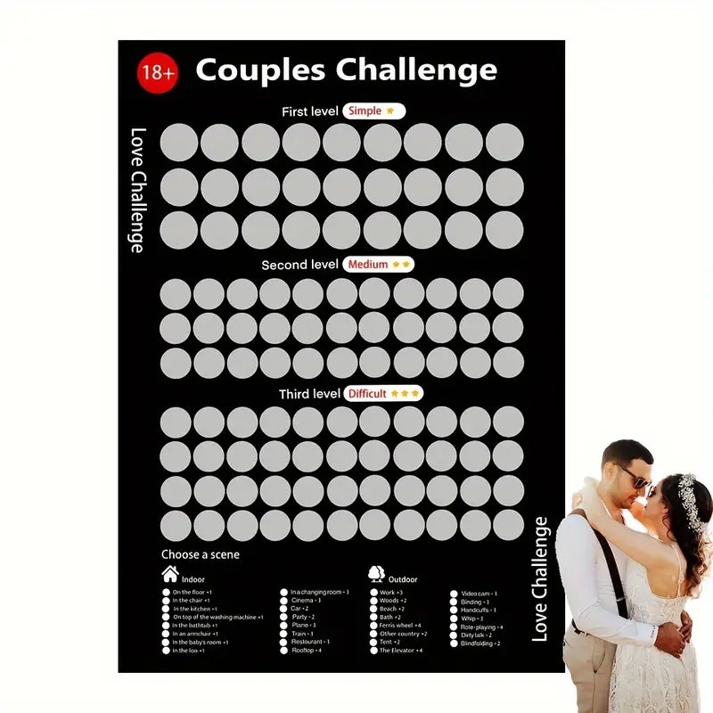 Love Challenge Krasloten voor Koppels
