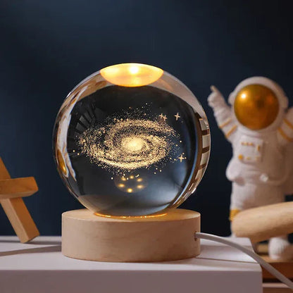 Kristallen Bol met Lichtgevende Maan